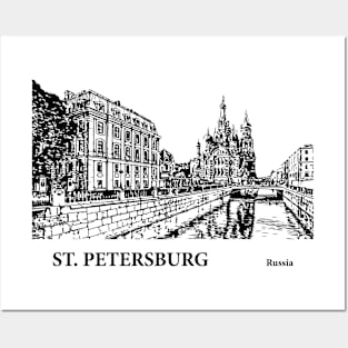 Saint Petersburg - Russia Posters and Art